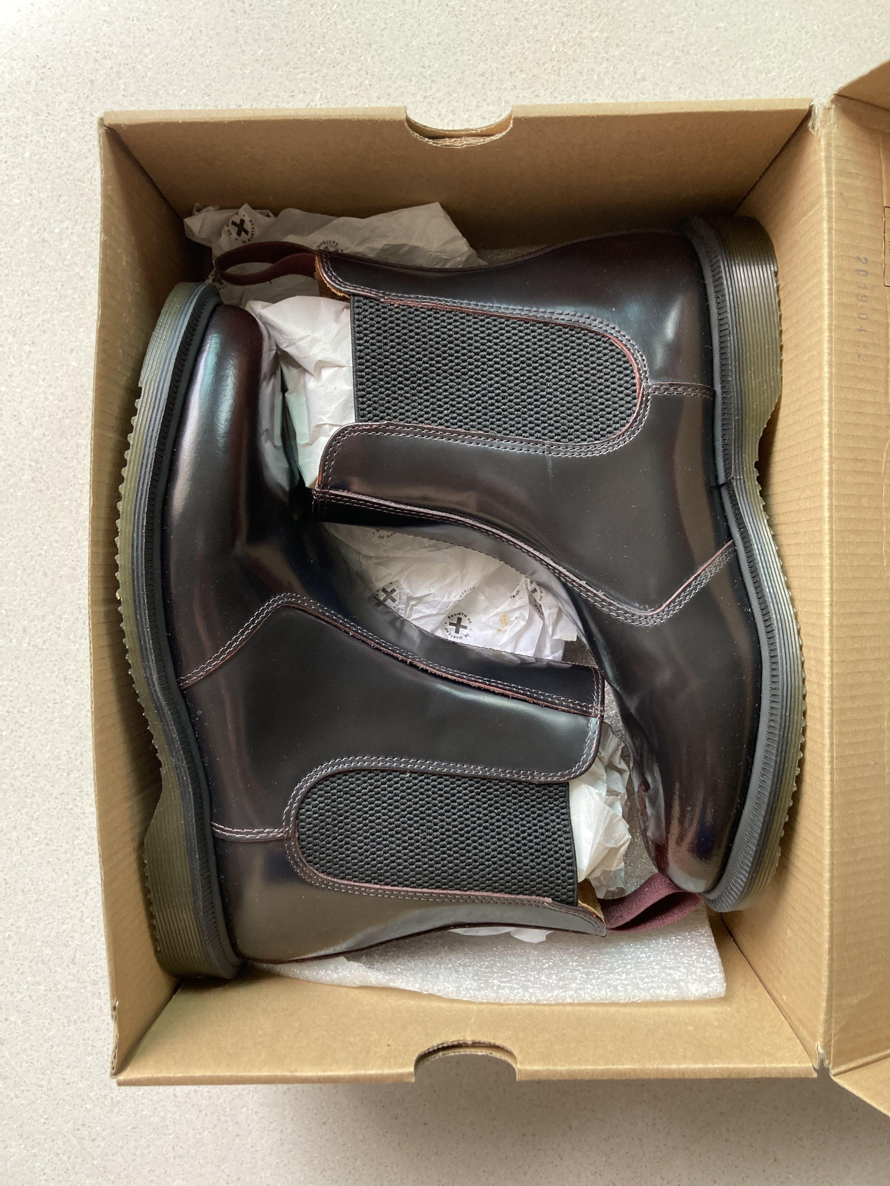 BNIB dr martens chelsea boots Flora Arcadia in cherry red