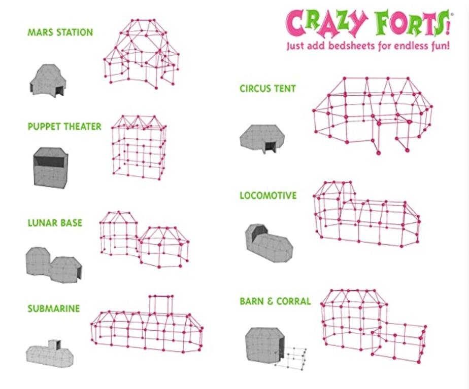 Crazy forts princess playset deals