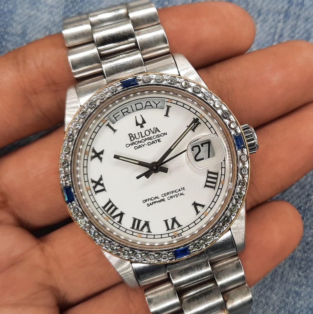 Bulova DayDate ChronoPrecision President Date Swiss Made Automatic