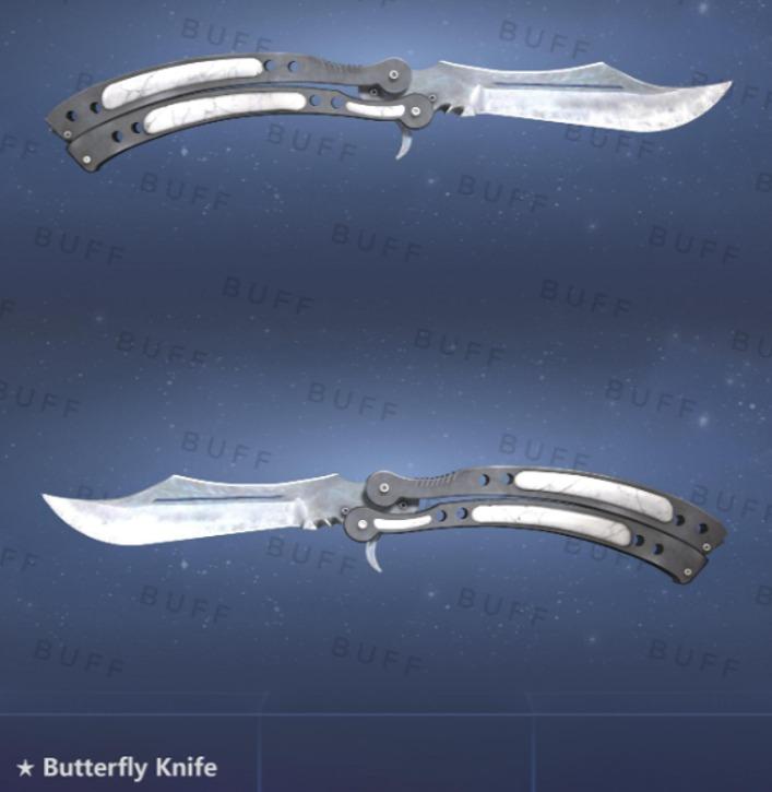 Butterfly Knife Vanilla Csgo Skin Knife, Video Gaming, Gaming