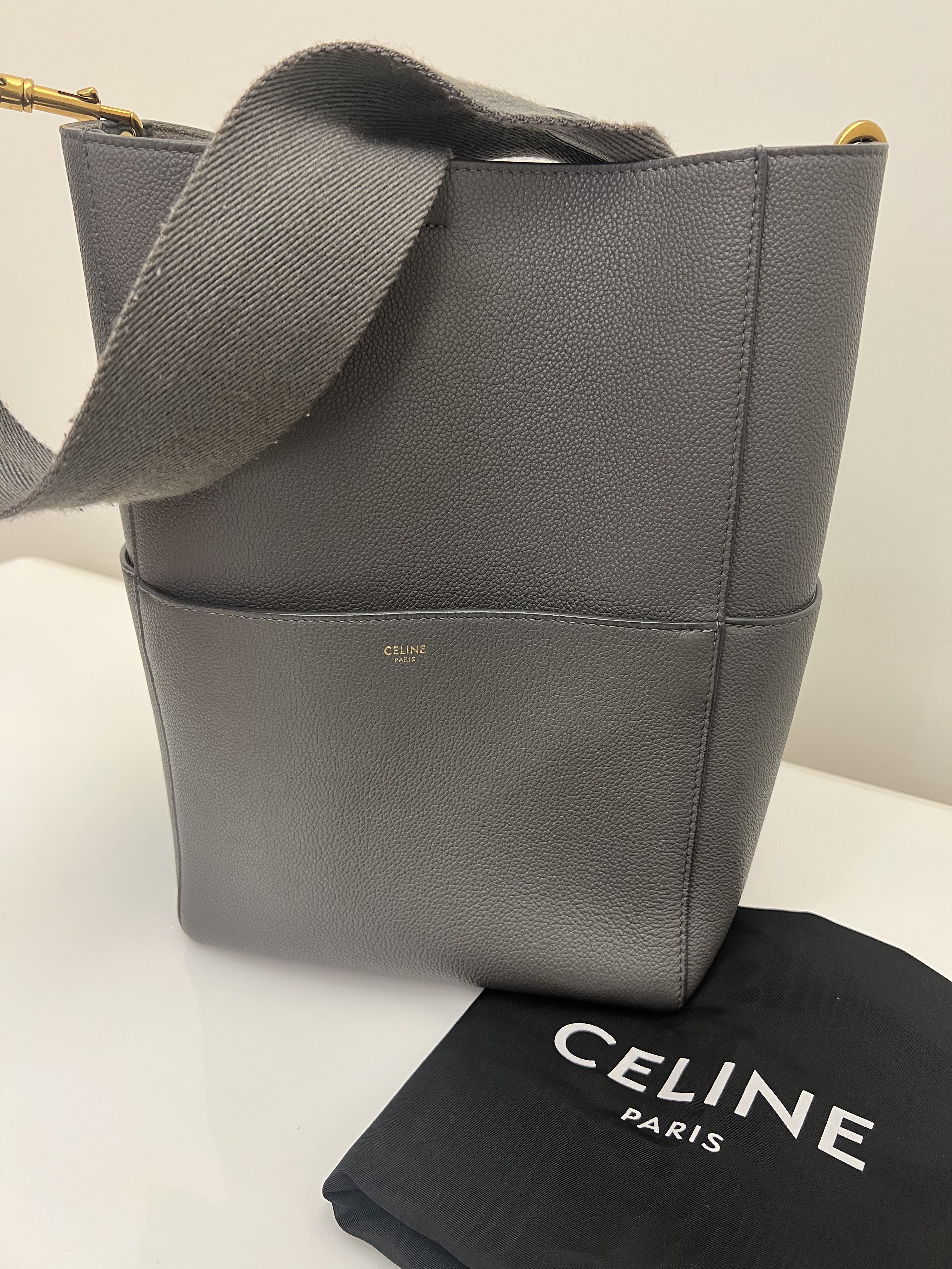 Celine hotsell sangle grey