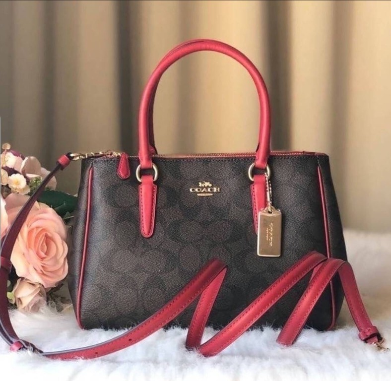 Coach mini surrey satchel top