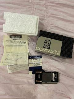 Contax T2 data back with box and papers