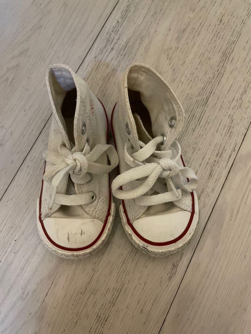 White infant converse size 5 on sale