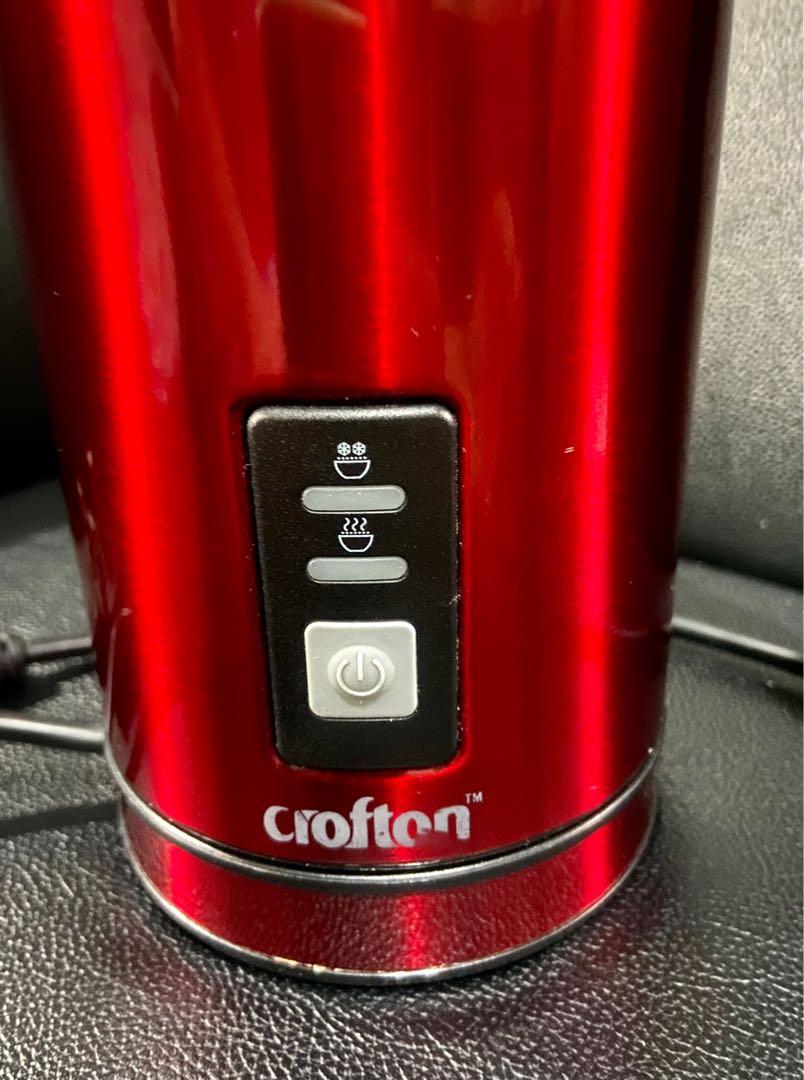 Crofton Metallic Red Electric Milk Frother 220v, TV & Home Appliances