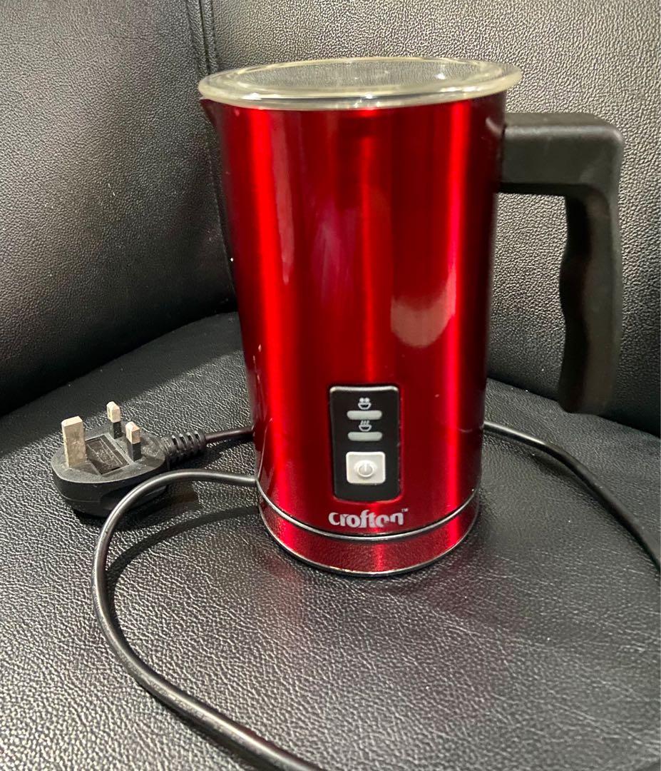 Crofton Metallic Red Electric Milk Frother 220v, TV & Home Appliances