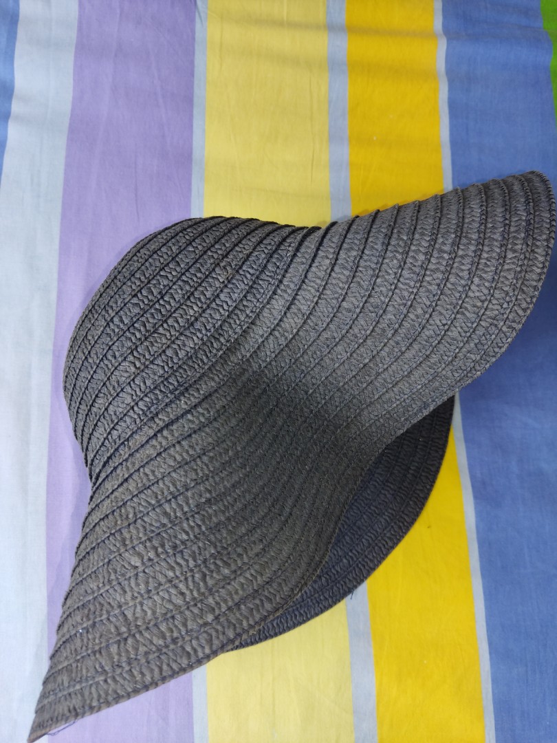 Dark blue beach hat, Women's Fashion 