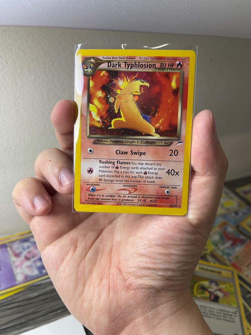 Dark Typhlosion Vintage Pokemon Trading Card TCG, Hobbies & Toys, Toys & Games on Carousell