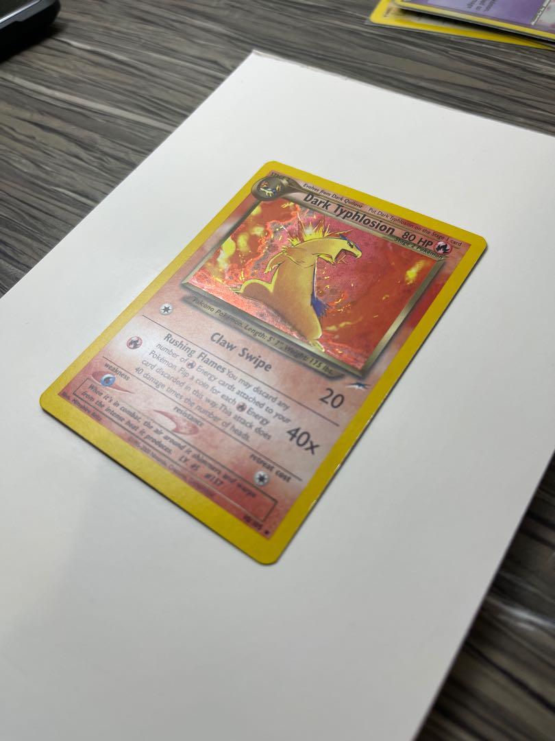 Dark Typhlosion Vintage Pokemon Trading Card TCG, Hobbies & Toys, Toys & Games on Carousell