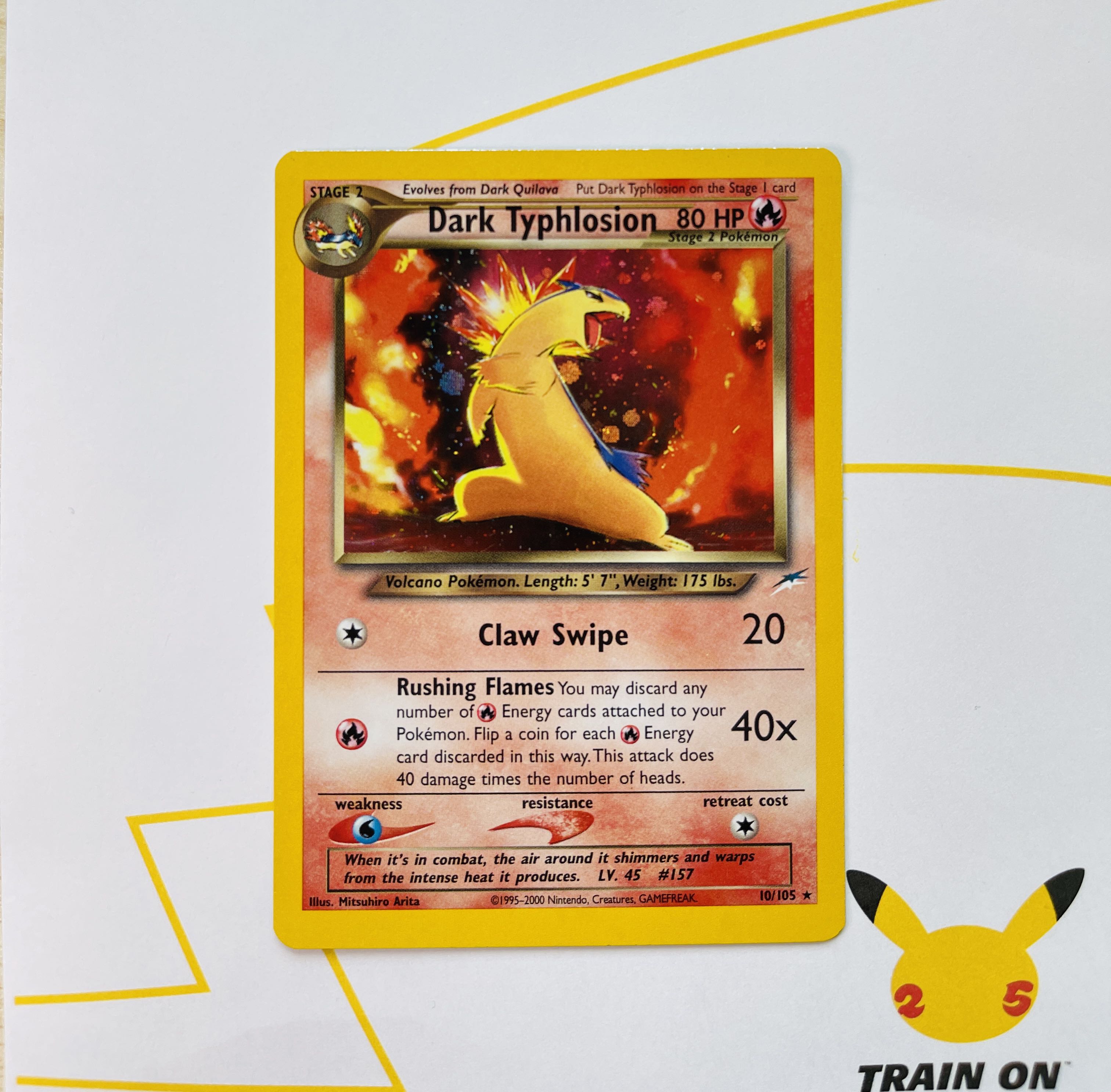 Dark Typhlosion Vintage Pokemon Trading Card TCG, Hobbies & Toys, Toys & Games on Carousell