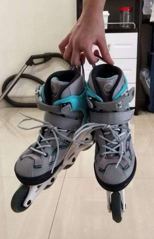 Decathlon Oxelo Inline Skates Size 35 To 38 22 To 23 50cms Sports Equipment Sports Games Skates Rollerblades Scooters On Carousell