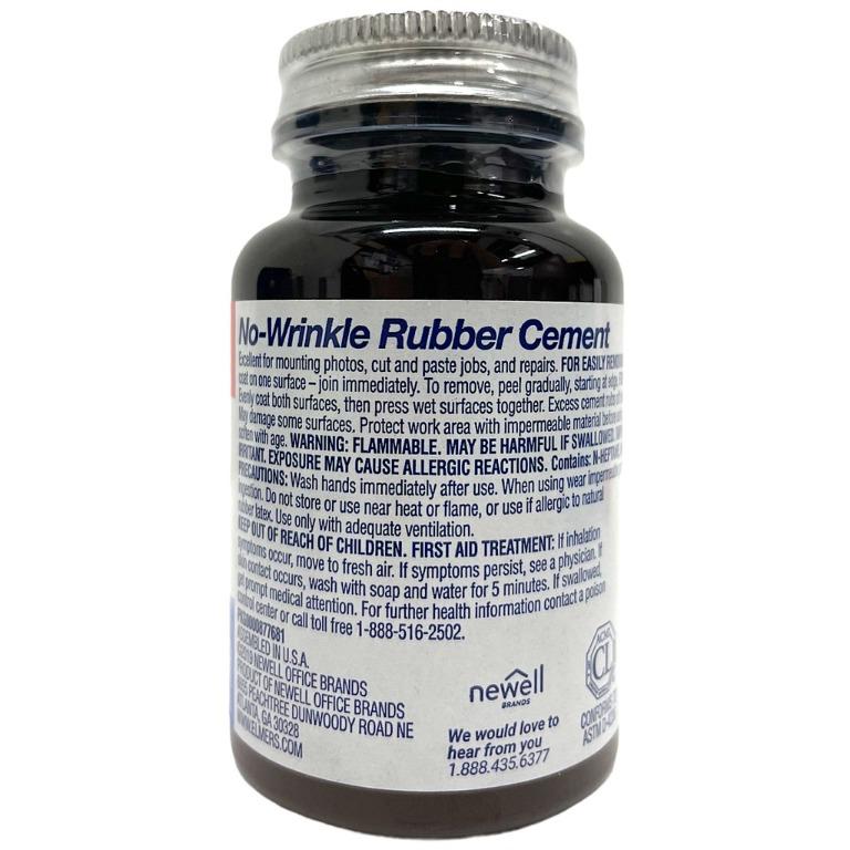 Elmer's NoWrinkle Rubber Cement, Hobbies & Toys, Stationery & Craft