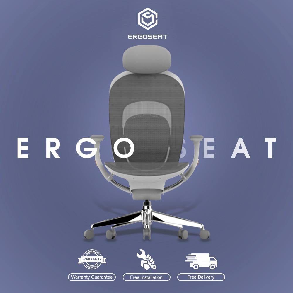ERGOSEAT Ergonomic Office Chair Furniture Home Living
