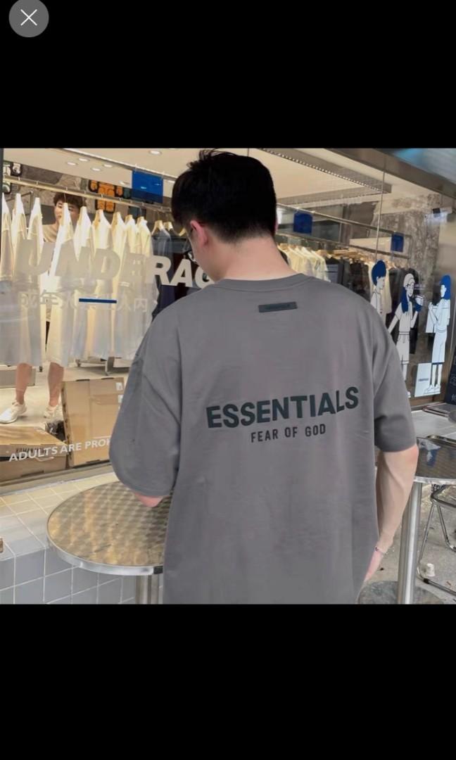 essentials t shirt grey