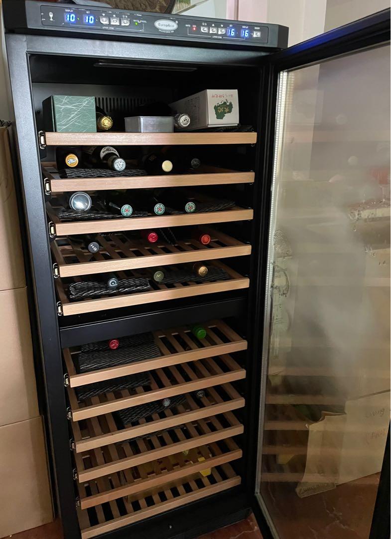 EuropAce Dual Zone Wine Cooler, TV & Home Appliances, Kitchen
