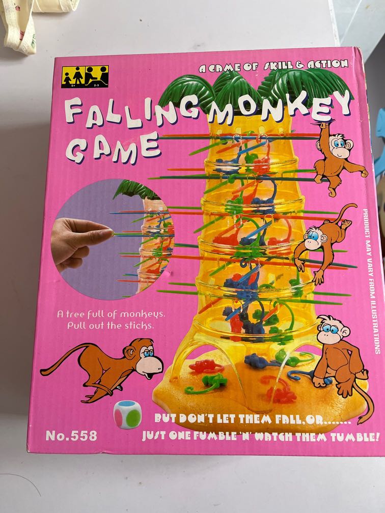 Falling monkey game, 興趣及遊戲, 玩具 & 遊戲類 Carousell