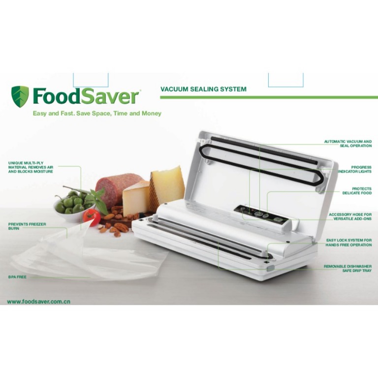 FoodSaver Vacuum Sealing System V2040, TV & Home Appliances, Kitchen