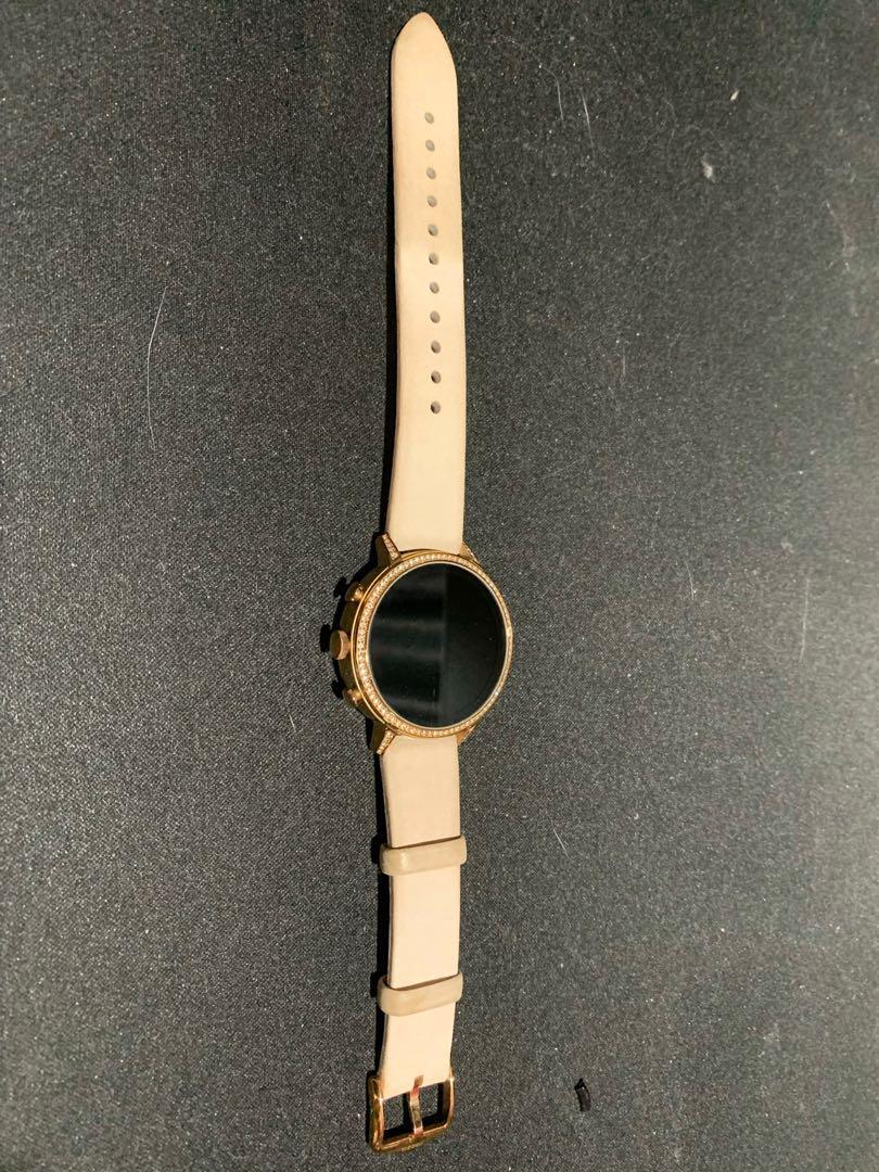 Fossil Gen 4 Smartwatch Venture HR Blush Leather Women s Fashion