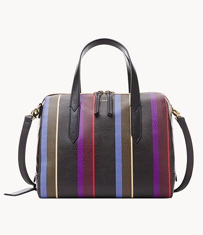 Fossil sydney satchel navy online