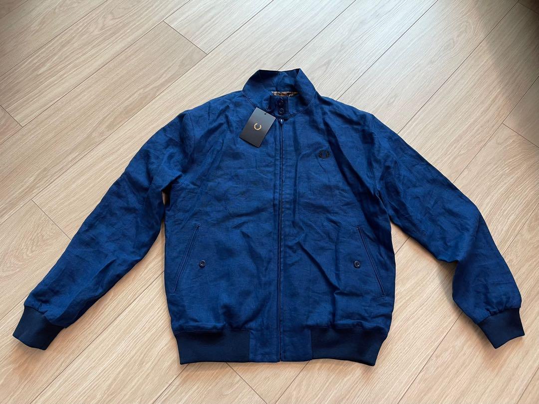 fred perry harrington jacket navy