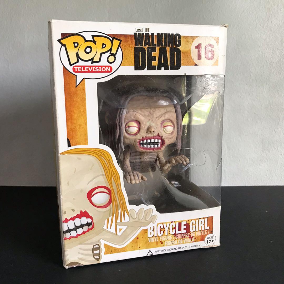 Walking dead bicycle girl figure top