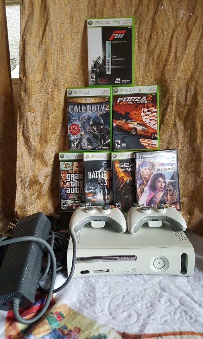 Games (Category: Xbox) located in Cabanatuan. Submitted by Valeriecllctn (Listing ID 1141195059, Image 1). Description: Xbox 360 with hard drive ISSUE: Battery pack exhoust ( bili nalang kayo battery pack or bili kayo controller mura lang yon ).