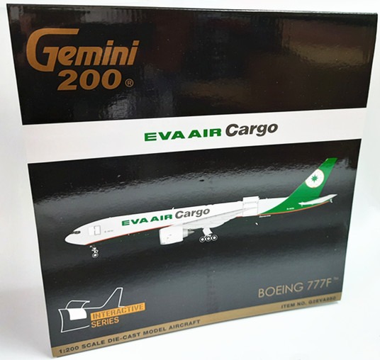 清貨減價Geminijets 1: 200 飛機模型,長榮航空公司貨運EVA AIR Cargo