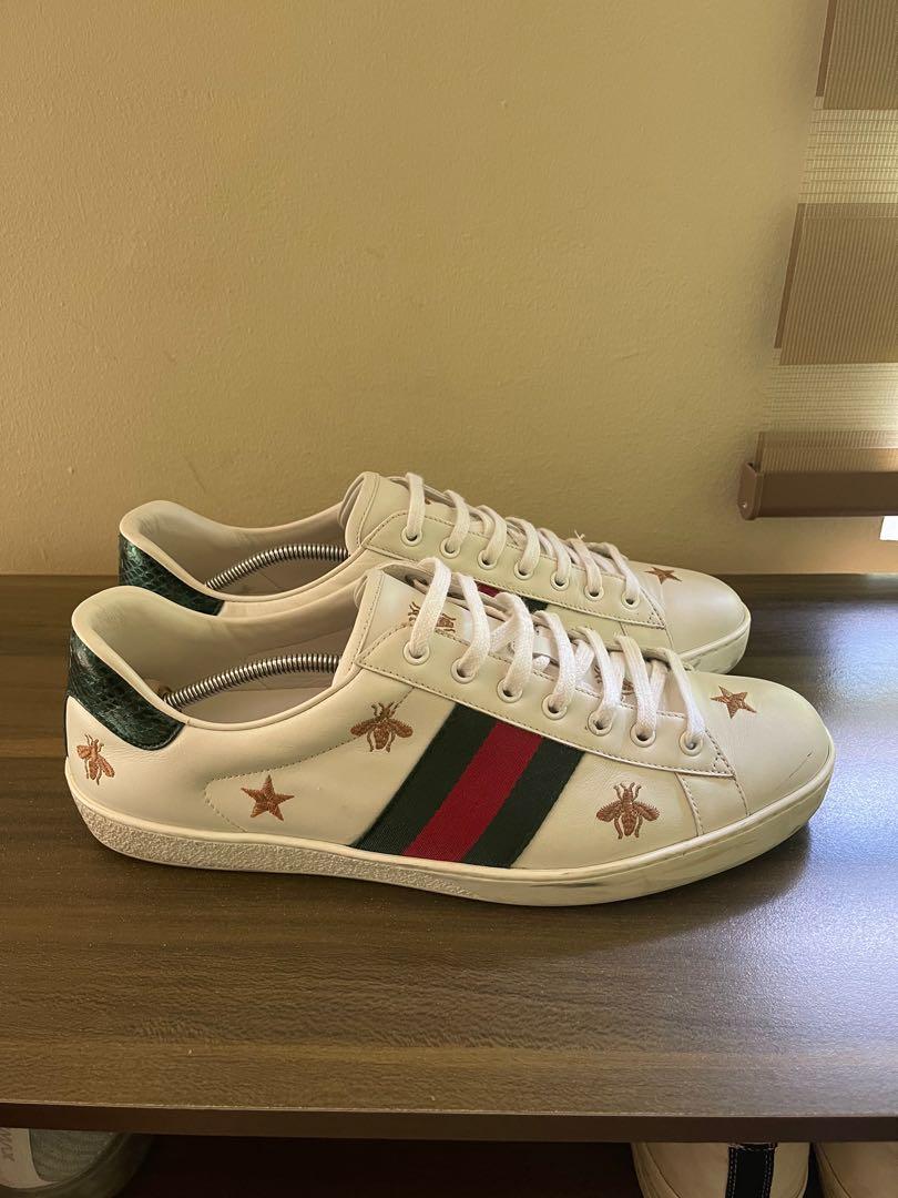 Gucci sneaker with bees and stars new arrivals