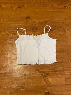 h&m pre-loved cropped tank top