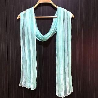 Hong Kong Mint Green thin scarf