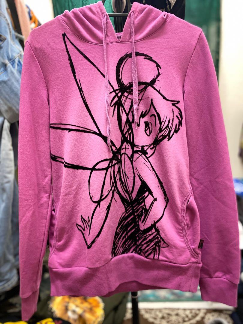 Pink clearance tinkerbell hoodie
