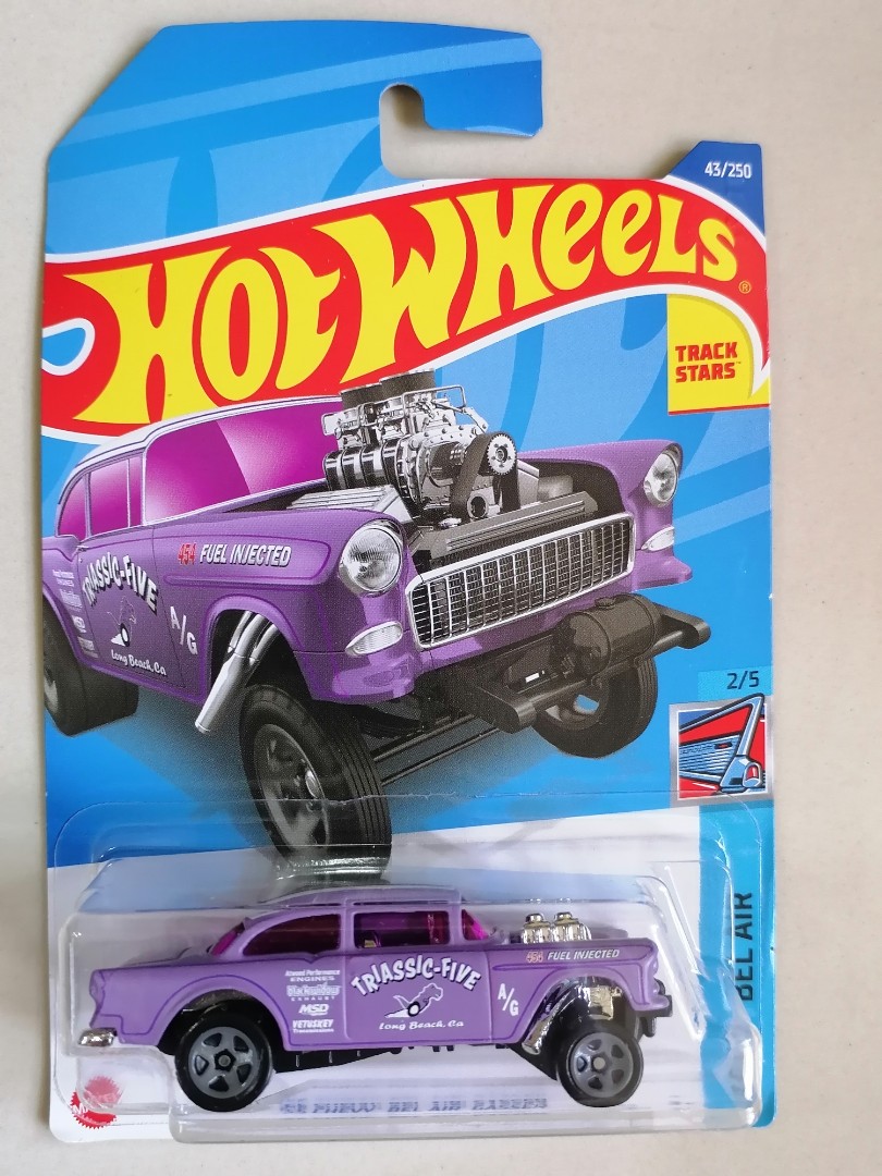 Hot Wheels 2022 Bel Air '55 Chevy Bel Air Gasser - Purple, Hobbies & Toys,  Toys & Games On Carousell