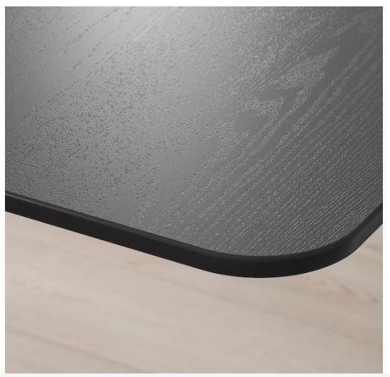 IKEA BEKANT Desk BLACK (Adjustable Height), Furniture & Home Living