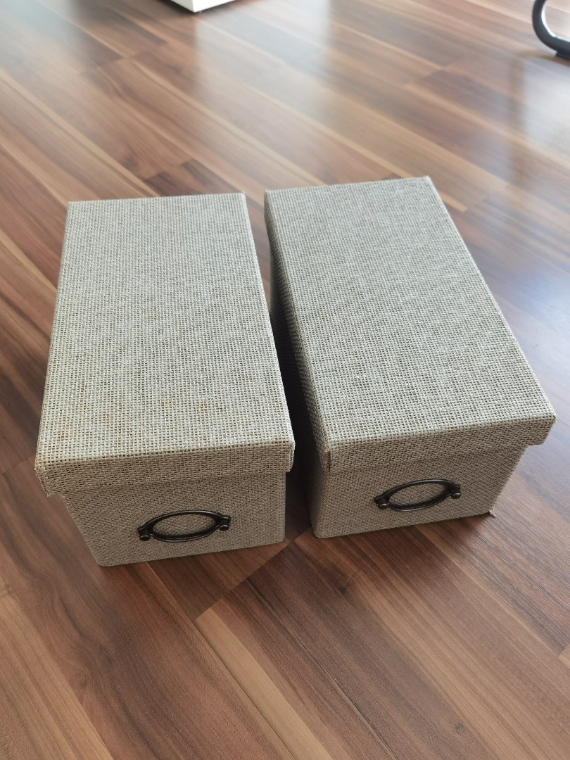 Sell4Me Ikea Grey Storage Box with Lid, Furniture & Home Living, Home