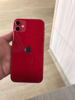 iPhone 11 紅色 256 係Apple Store 換嘅新機