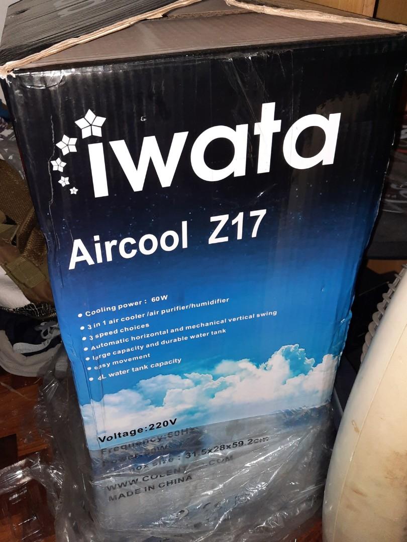 Iwata Aircool Z17 Air Cooler, TV & Home Appliances, Air Conditioning