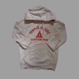 Jaket hoodie abu