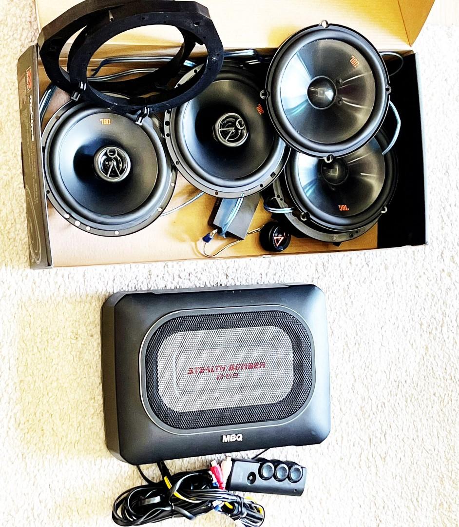 Jbl Stage 3 Speakers & MBQ Subwoofer, Car Accessories, Electronics