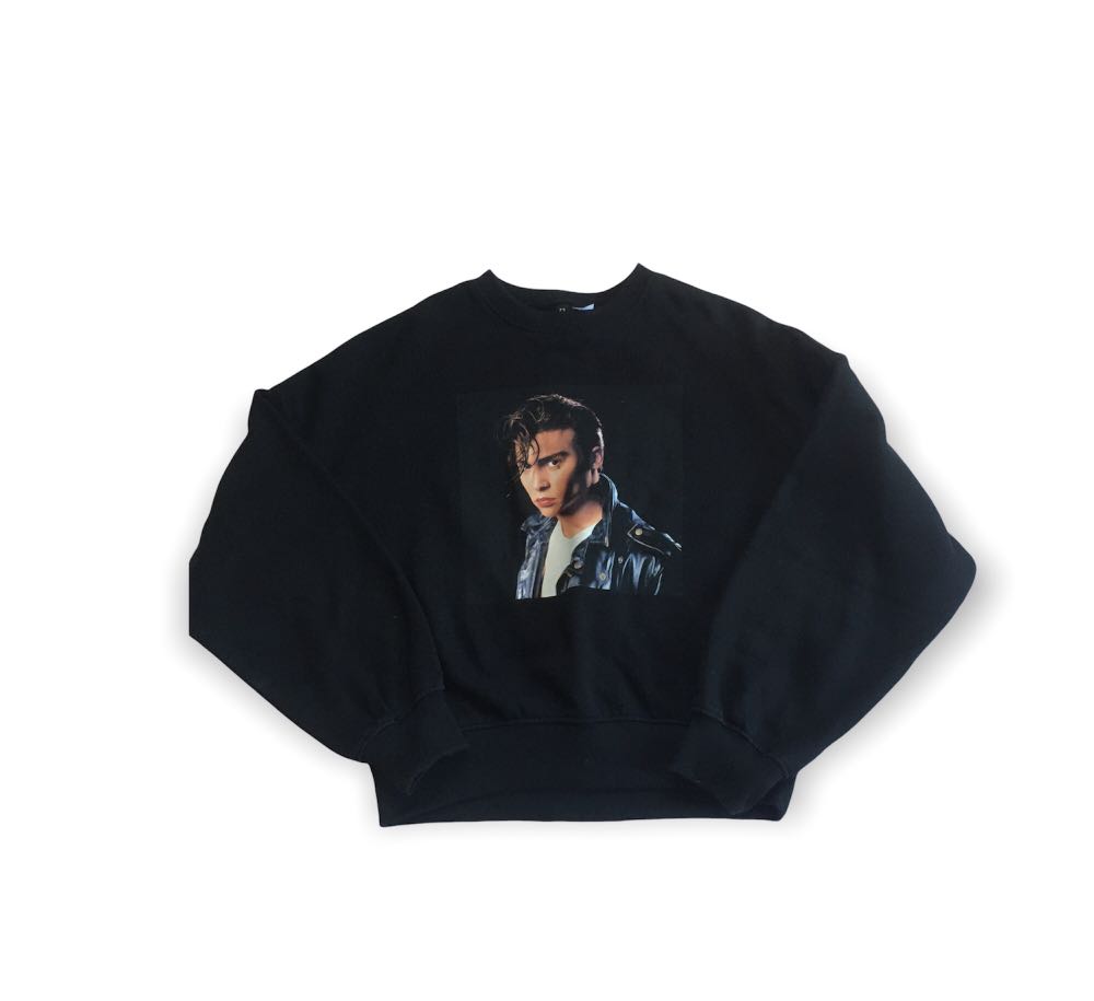 Johnny Depp Cry Baby Sweatshirt H M Women s Fashion Coats