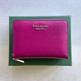 Kate Spade Fuchsia Zip Card Holder