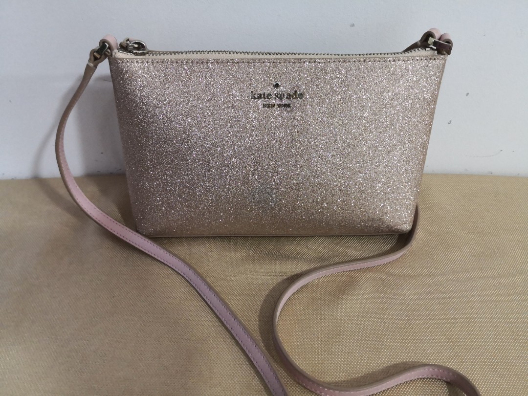 Kate Spade Glitter Pink Women s Fashion Bags Wallets Purses
