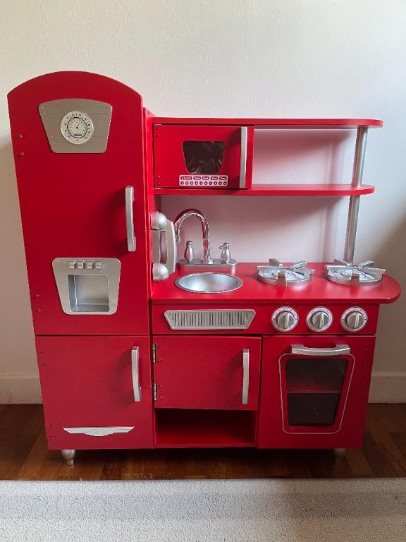 Kidkraft red vintage kitchen costco sale