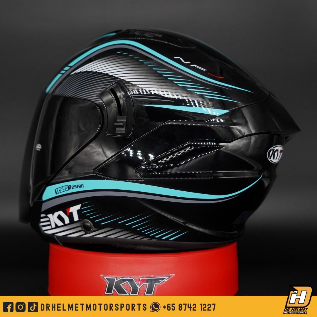 KYT Helmet NFJ Radar Aqua Blue (PSB 