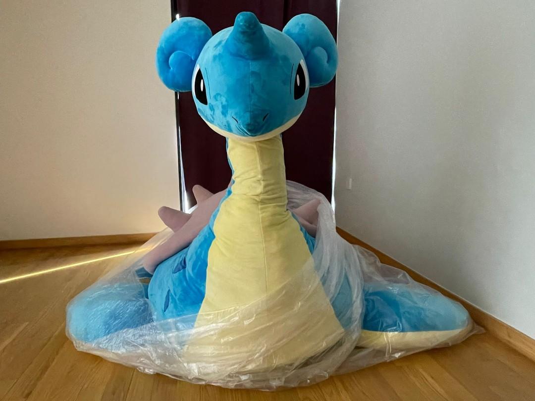 Giant life size Lapras plush Pokemon Premium Bandai " 絶対にのりたいラプラス