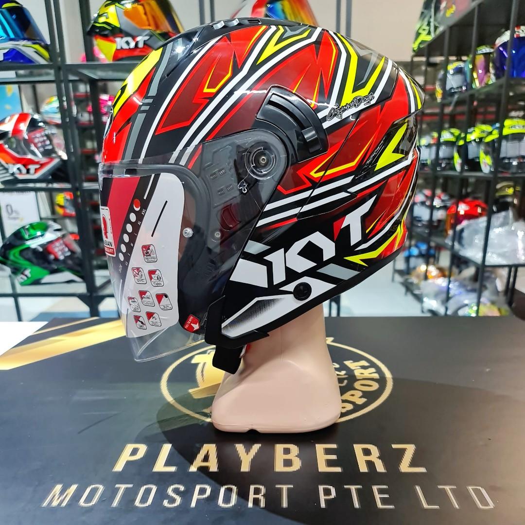 LATEST KYT NFJ FALCO HELMET 