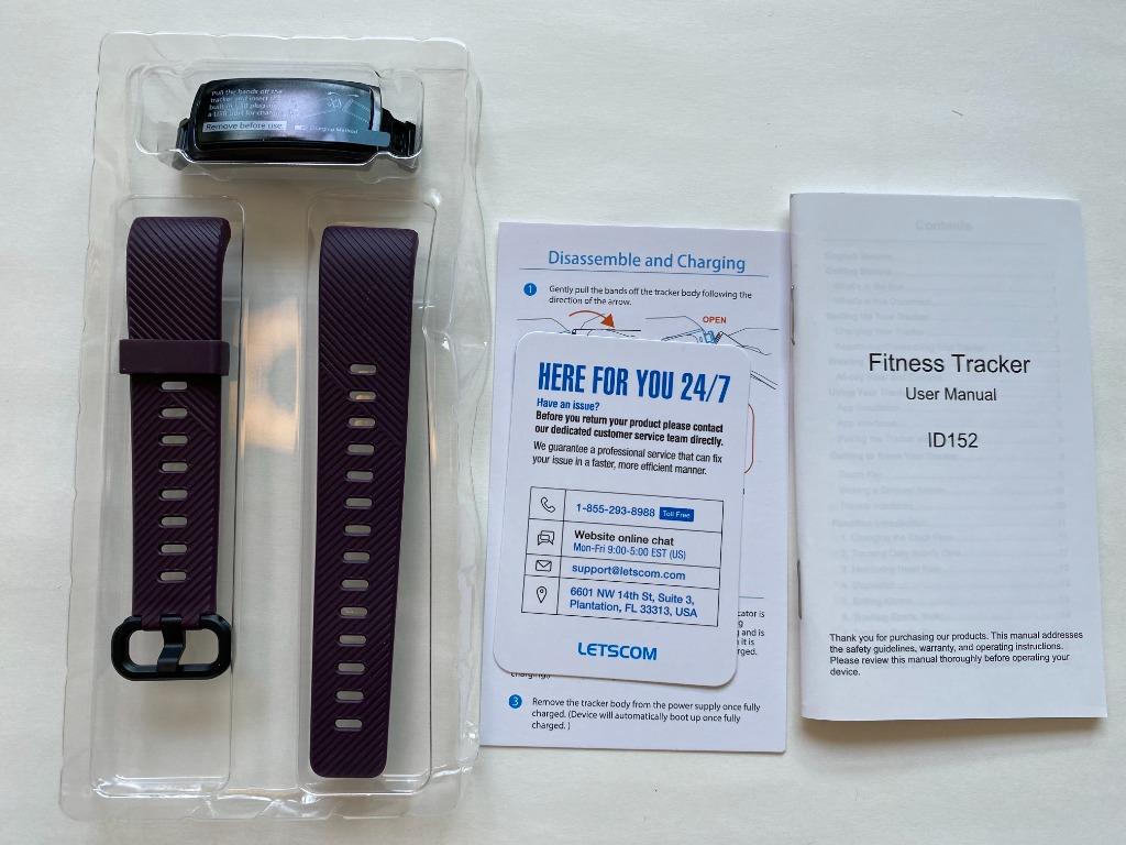 Letsfit fitness tracker discount id152
