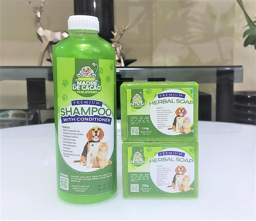 Madre de Cacao Clean & Fresh Bundle (Shampoo & Soap) for Cats & Dogs