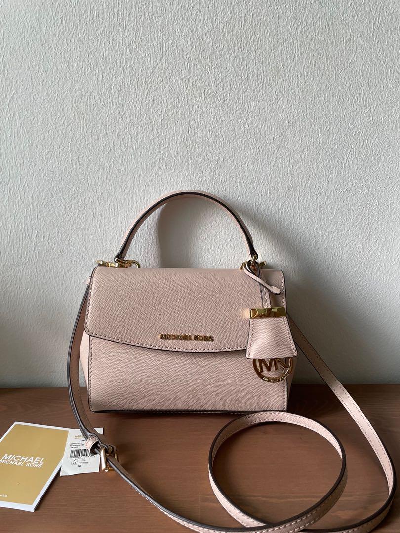 Michael Kors Ava Extra-Small Leather Crossbody - Macy's