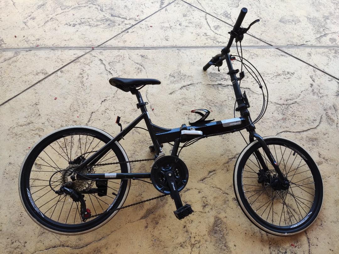 Mongoose folding bike 27 speed 2025
