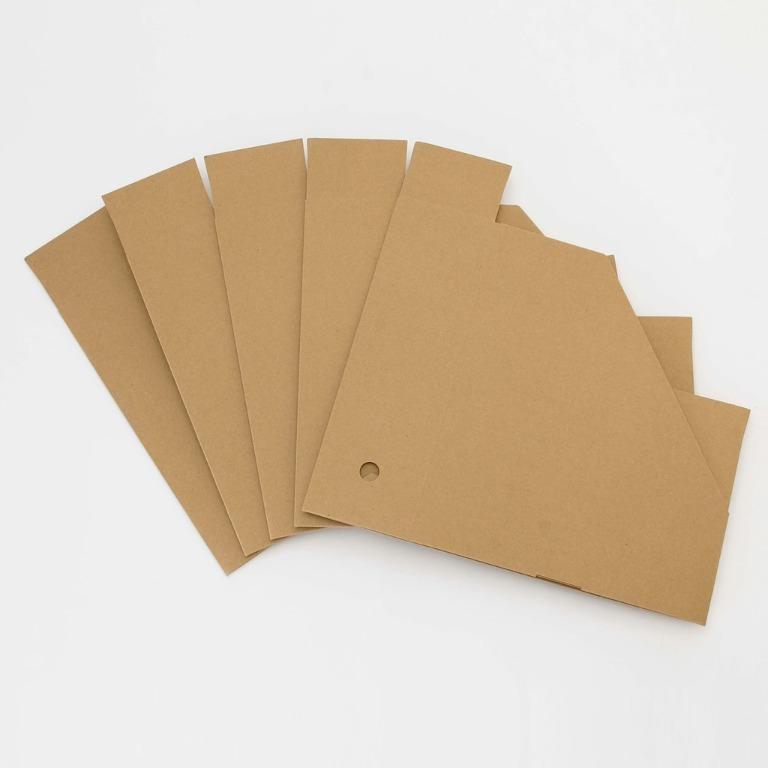 MUJI Cardboard Stand File Box / 5pc set / A4, Hobbies & Toys